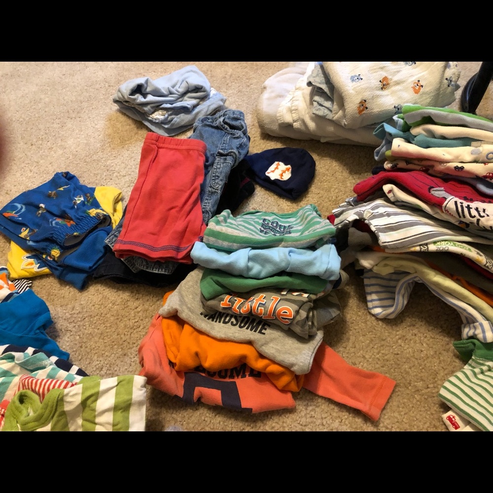 Lot of baby boy clothes